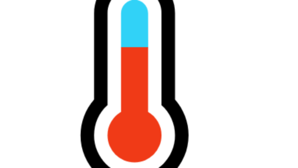 Смайлик с градусником