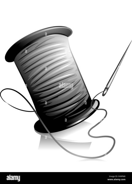 Иголка с ниткой