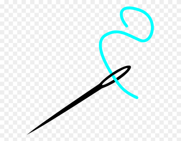 Иголка для детей на прозрачном фоне