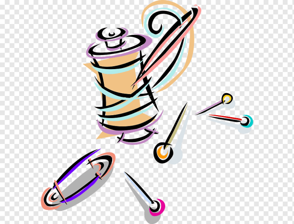 Ножницы и иголка