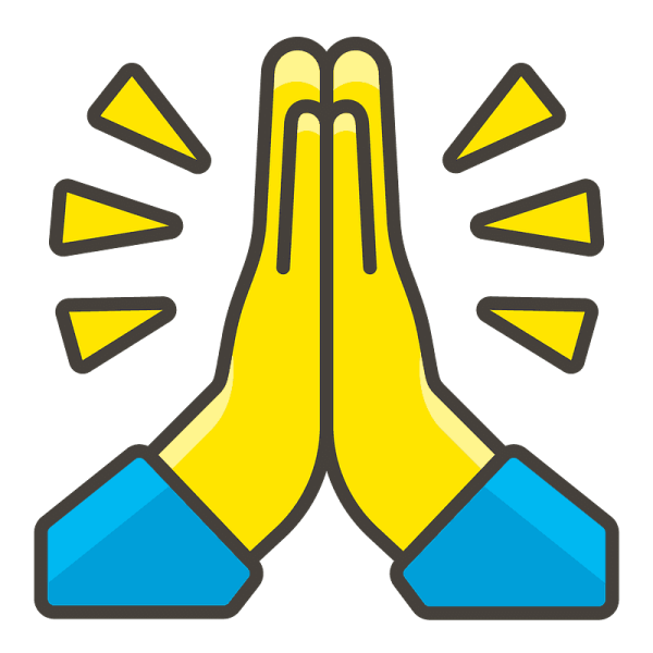 Сложенные руки значок