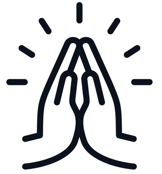 Смайлик молится