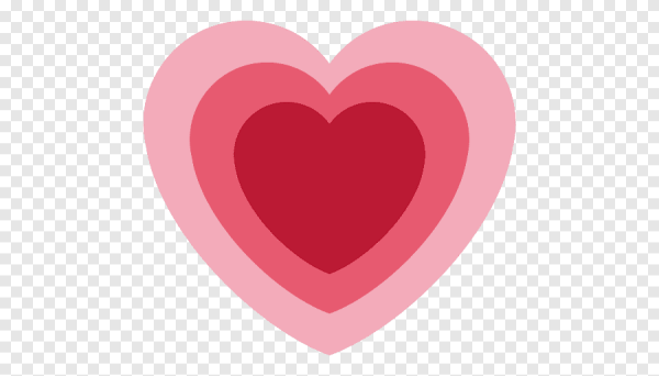 Сердечко эмодзи без фона