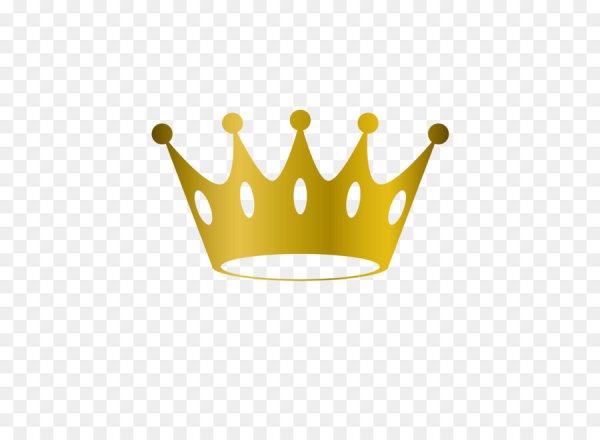 Эмодзи корона на прозрачном фоне