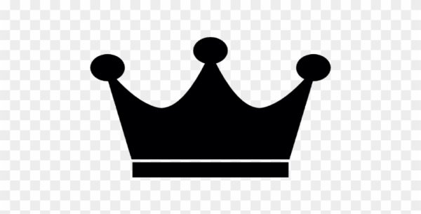 Корона смайлик черный