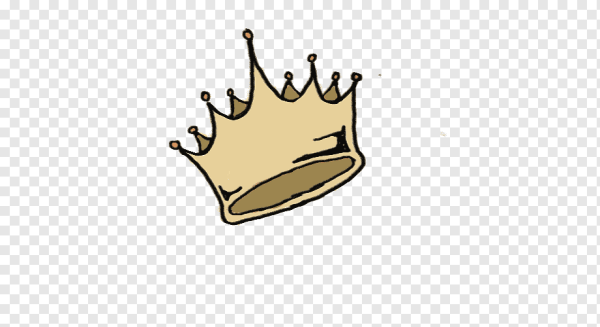 Корона стикер на прозрачном фоне