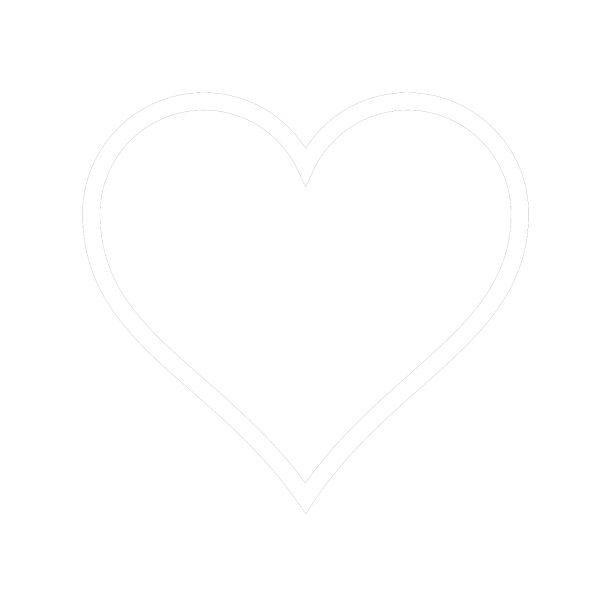 Белое сердечко