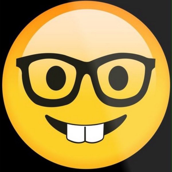 Смайлик в очках ботан