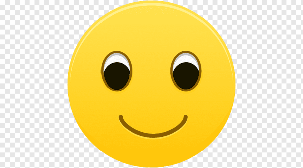 Смайлик желтый круг