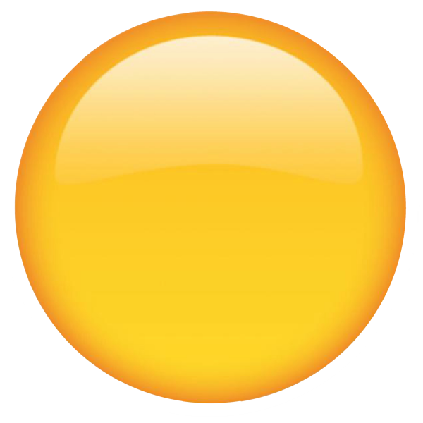 Желтый круг на белом фоне