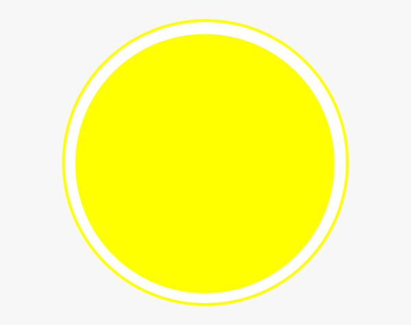 Желтый кружок на прозрачном фоне