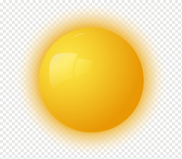 Желтый круг на прозрачном фоне