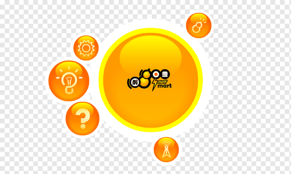 Комбинация жёлто оранжевых смайликов