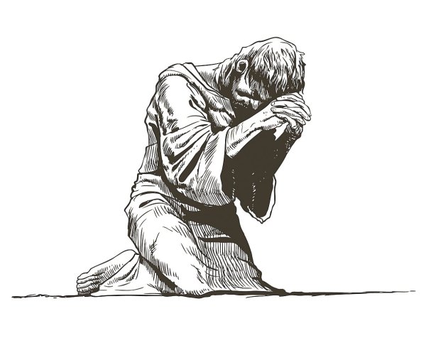 Смайлик молится фиолетовый