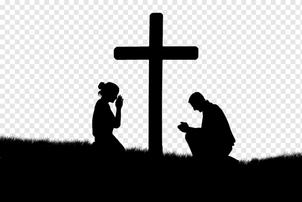 Силуэт сидящей женщины