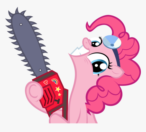 Пинки Пай с бензопилой