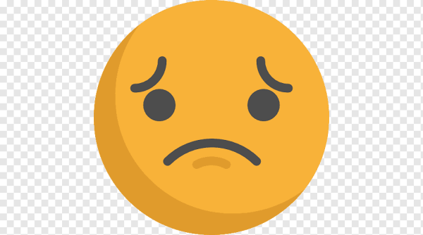 Грустный смайлик эмодзи