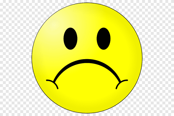 Грустный смайлик