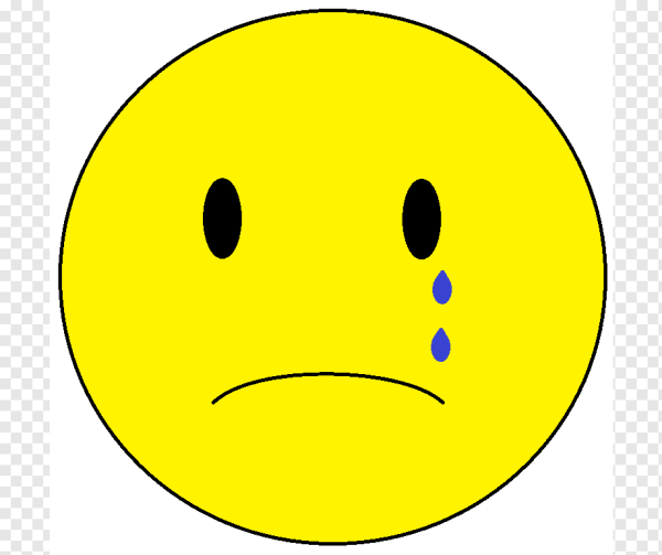 Грустный смайлик