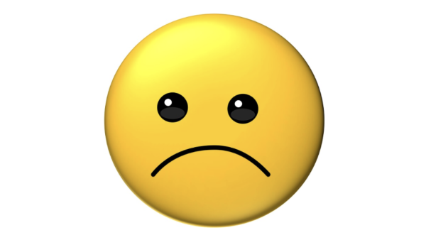 Грустный смайлик