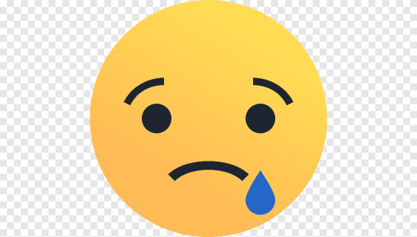 Грустный смайлик эмодзи
