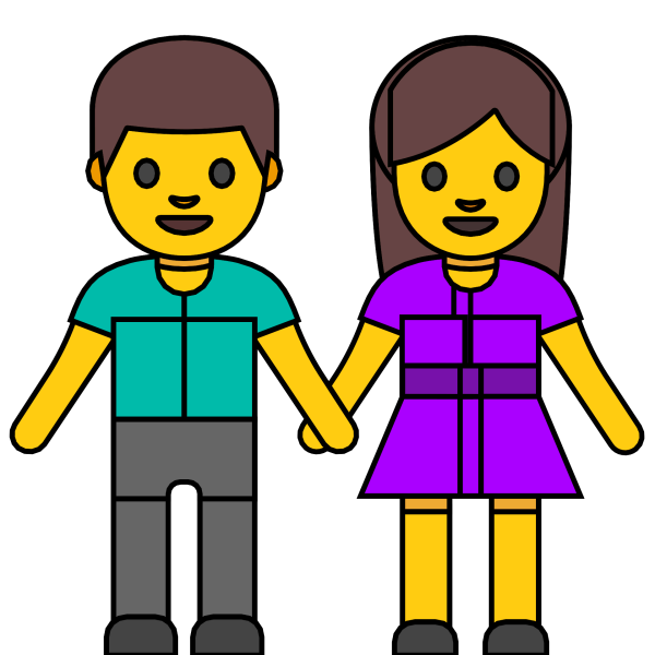 Смайл мальчик и девочка