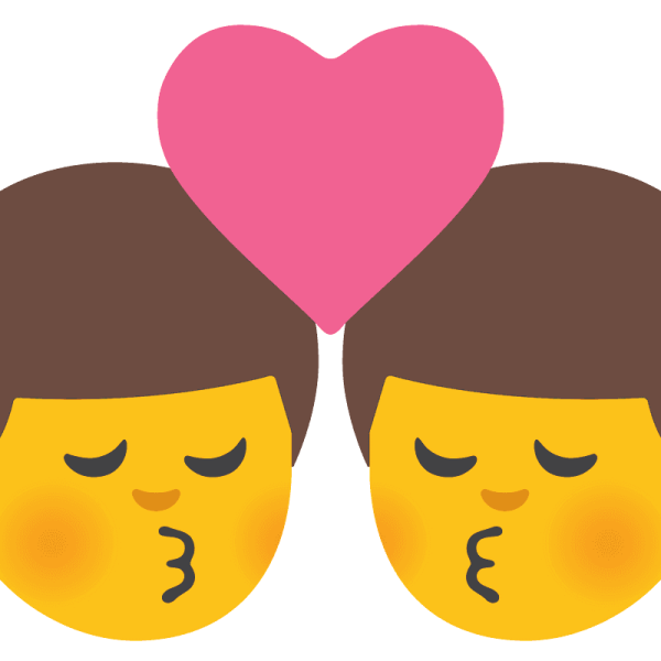 Эмодзи поцелуй