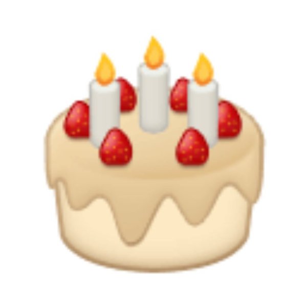 Эмодзи айфона тортик