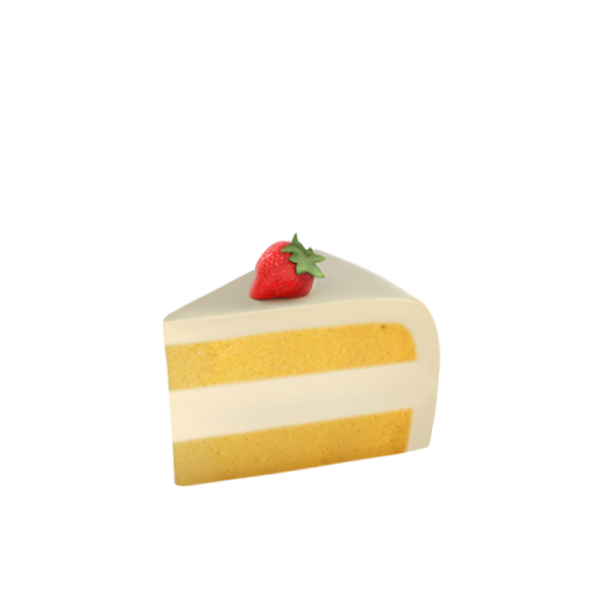 Смайлик кусок торта