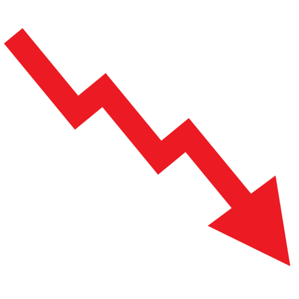 Стрелочка падения