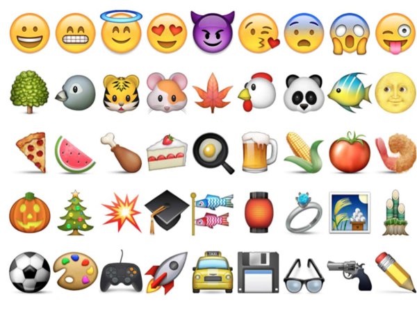 Смайлы айфона