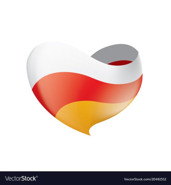 Сердце флаг Осетии