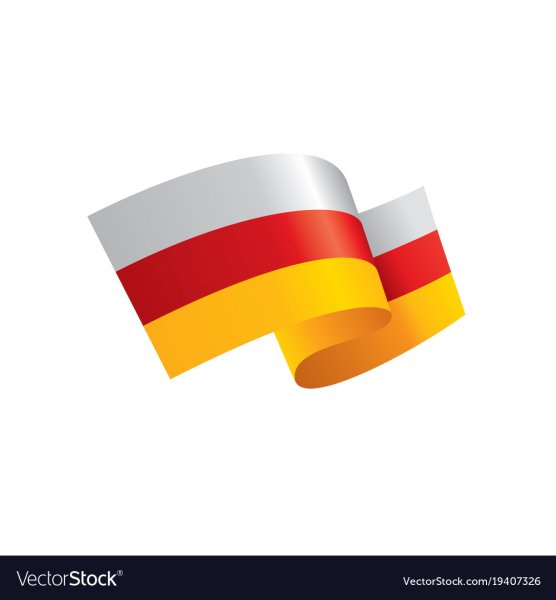 Осетинский флаг вектор