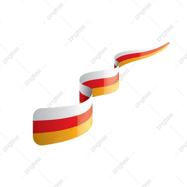 Флаг Северной Осетии Алании вектор