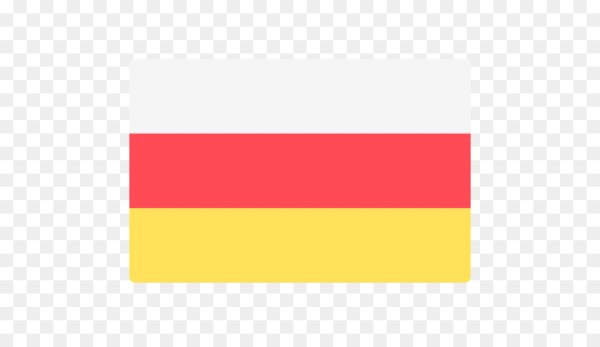 Флаг Южной Осетии вектор