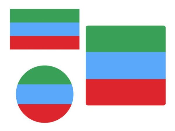 Флаг Дагестана PNG