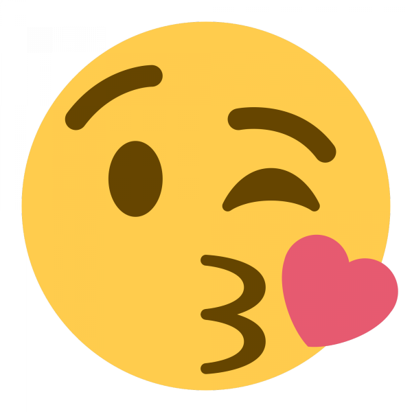 Эмодзи поцелуй
