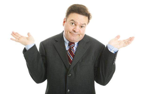 Мужик пожимает плечами