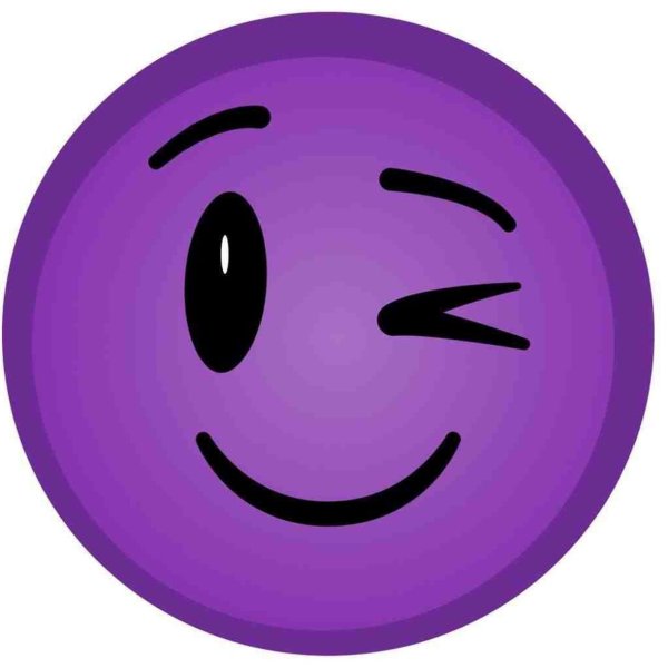 Сиреневый смайлик
