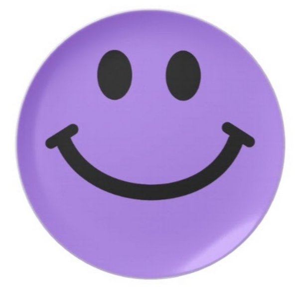 Сиреневый смайлик