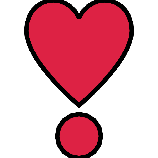 Сердечко точками