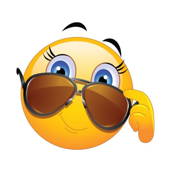 Смайл в солнечных очках