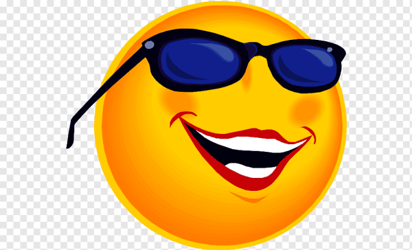 Смеющийся смайлик в очках