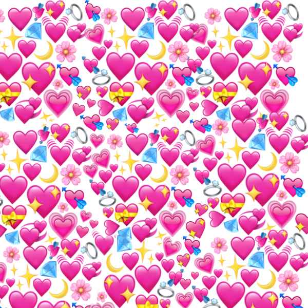 Много сердечек