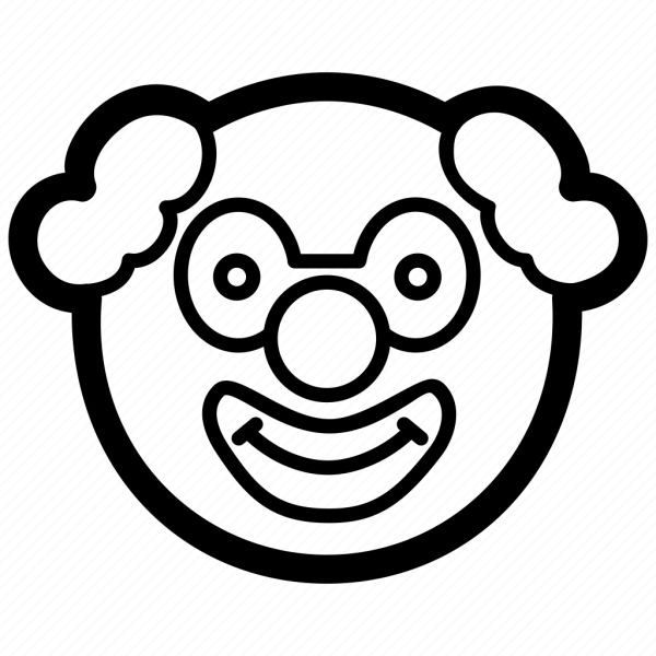 Смайлик клоуна