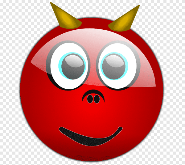 Покрасневший смайлик