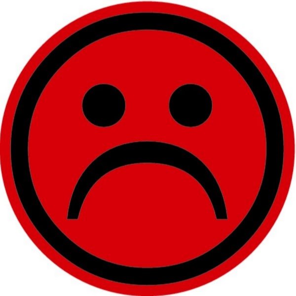 Красный смайлик