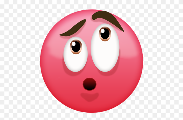 Красный смайлик