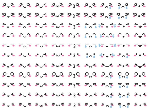 Кавайные мордашки