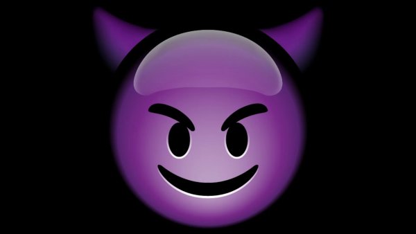 Смайл демон ЭМОДЖИ